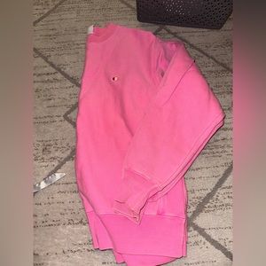Neon pink Champion sweatshirt